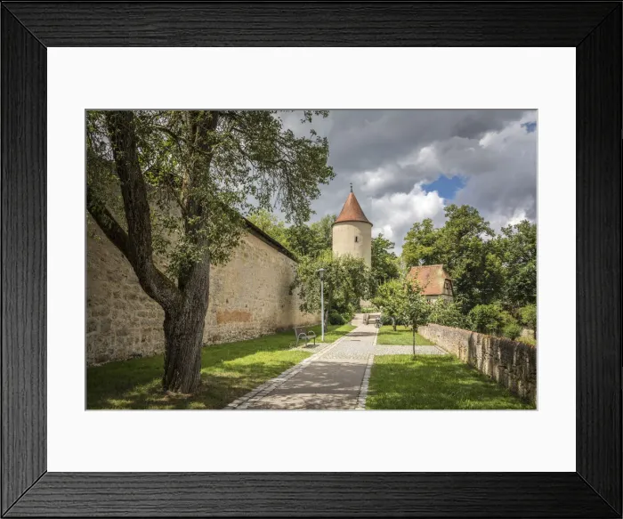 Framed Print : Digestion tower on the city wall of Dinkelsbuhl, Middle Franconia, Bavaria, Germany Framed Print : Digestion tower on the city wall of Dinkelsbuhl, Middle Franconia, Bavaria, Germany