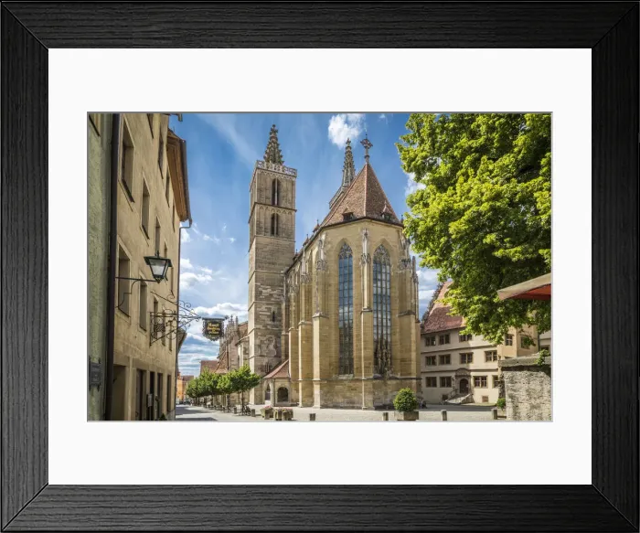 Framed Print : City parish church St. Jakob in the old town of Rothenburg ob der Tauber Framed Print : City parish church St. Jakob in the old town of Rothenburg ob der Tauber