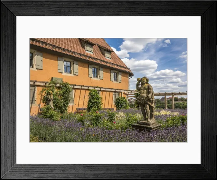 Framed Print : Castle gardens on the western edge of the old town of Rothenburg ob der Tauber Framed Print : Castle gardens on the western edge of the old town of Rothenburg ob der Tauber