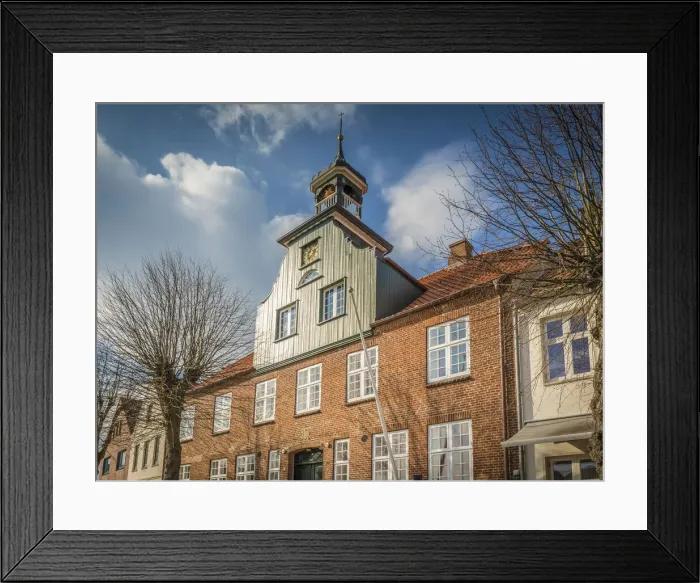Framed Print : Harbor house in Tonning, North Friesland, Schleswig-Holstein, Germany Framed Print : Harbor house in Tonning, North Friesland, Schleswig-Holstein, Germany