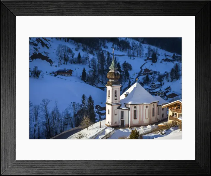 Framed Print : Pilgrimage Church of Maria Gern near Berchtesgaden, Upper Bavaria, Bavaria, Germany Framed Print : Pilgrimage Church of Maria Gern near Berchtesgaden, Upper Bavaria, Bavaria, Germany