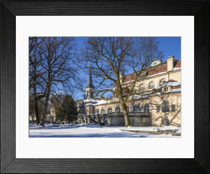 Framed Print : Kurhaus and town church of Bad Reichenhall, Upper Bavaria, Bavaria, Germany Framed Print : Kurhaus and town church of Bad Reichenhall, Upper Bavaria, Bavaria, Germany