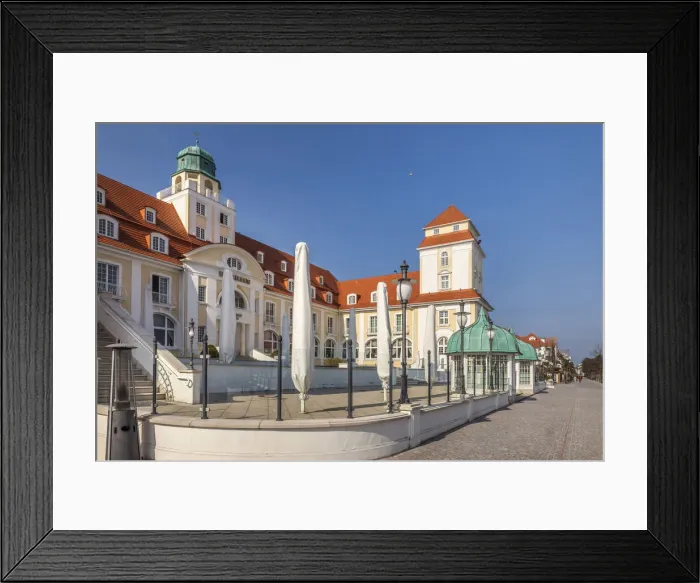 Framed Print : Kurhaus in Binz on Rugen on the beach promenade, Mecklenburg-Western Pomerania, Northern Germany, Germany Framed Print : Kurhaus in Binz on Rugen on the beach promenade, Mecklenburg-Western Pomerania, Northern Germany, Germany