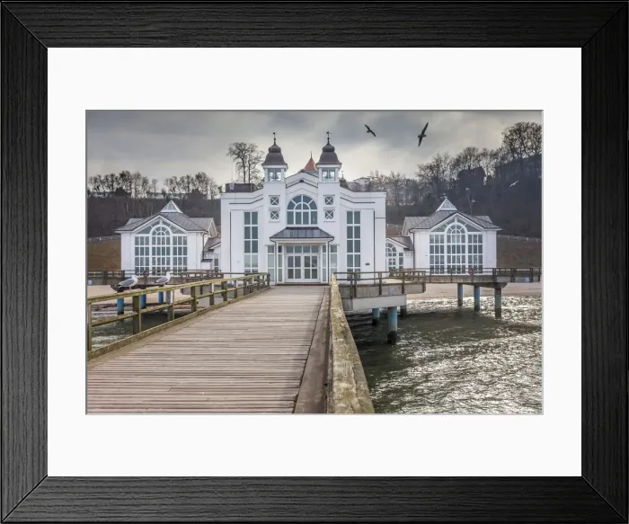 Framed Print : Sellin pier on Rügen, Mecklenburg-Western Pomerania, Northern Germany, Germany Framed Print : Sellin pier on Rügen, Mecklenburg-Western Pomerania, Northern Germany, Germany