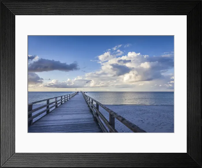 Framed Print : Pier in Prerow, Mecklenburg-Western Pomerania, Northern Germany, Germany Framed Print : Pier in Prerow, Mecklenburg-Western Pomerania, Northern Germany, Germany