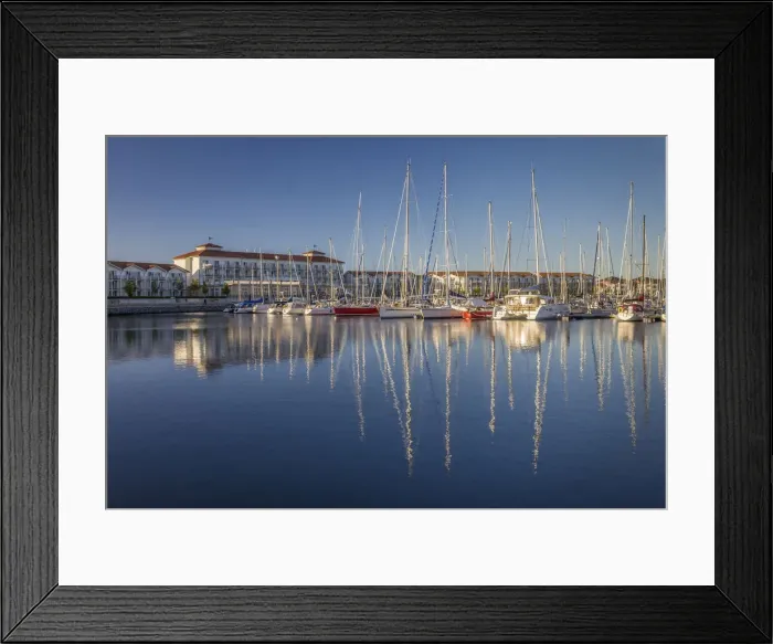 Framed Print : Marina Weisse Wiek in Boltenhagen, Mecklenburg-Western Pomerania, Northern Germany Framed Print : Marina Weisse Wiek in Boltenhagen, Mecklenburg-Western Pomerania, Northern Germany