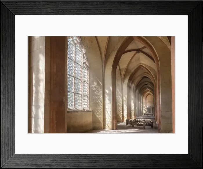 Framed Print : Abbey church of the Cistercian monastery Eberbach near Kiedrich, Rheingau, Hesse, Germany Framed Print : Abbey church of the Cistercian monastery Eberbach near Kiedrich, Rheingau, Hesse, Germany