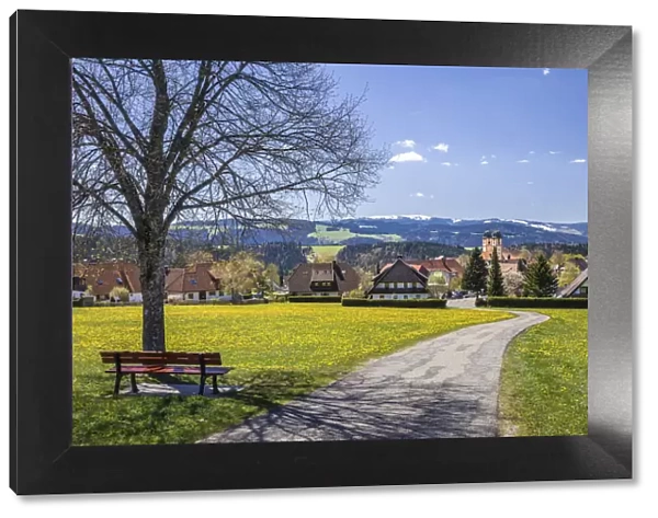 View of St. Margen, Black Forest, Baden-Wurttemberg, Germany