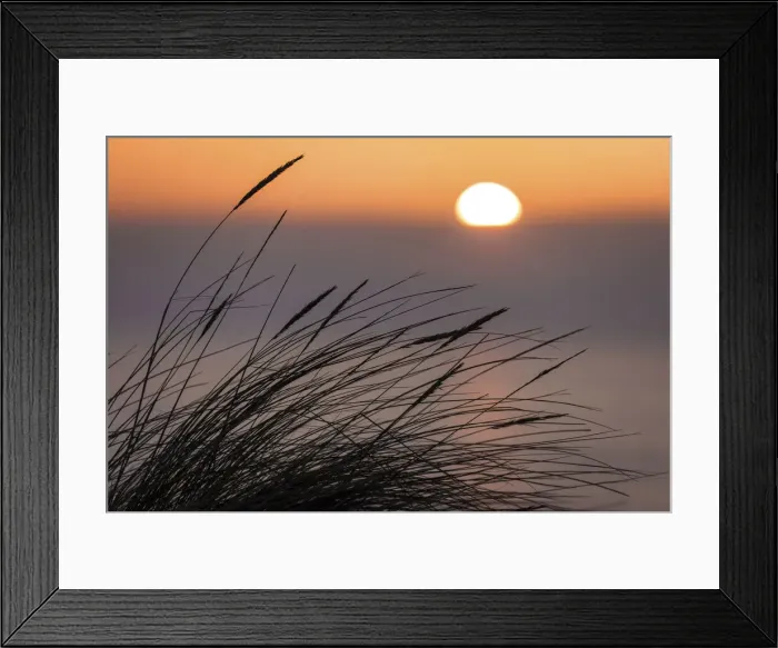 Framed Print : Sunset on the west beach near Kampen, Sylt, Schleswig-Holstein, Germany Framed Print : Sunset on the west beach near Kampen, Sylt, Schleswig-Holstein, Germany