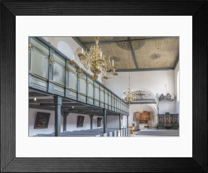 Framed Print : Interior of the Church of St. Severin in Keitum, Sylt, Schleswig-Holstein, Germany Framed Print : Interior of the Church of St. Severin in Keitum, Sylt, Schleswig-Holstein, Germany