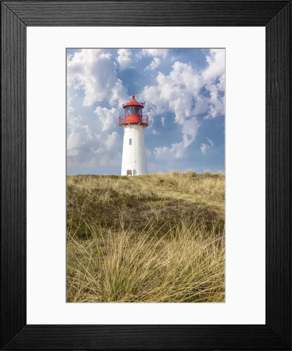 Framed Print : List-West lighthouse in the Ellenbogen Peninsula nature reserve, Sylt, Schleswig-Holstein Framed Print : List-West lighthouse in the Ellenbogen Peninsula nature reserve, Sylt, Schleswig-Holstein