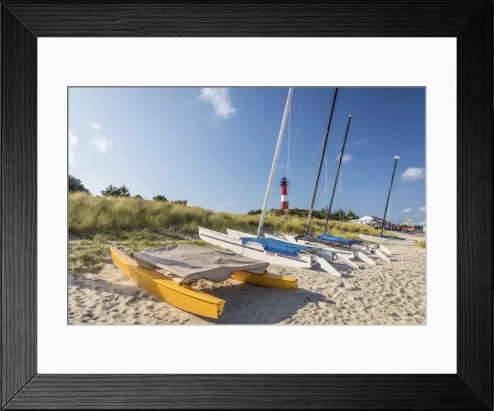 Framed Print : Catamarans on the beach at Haornum, Sylt, Schleswig-Holstein, Germany Framed Print : Catamarans on the beach at Haornum, Sylt, Schleswig-Holstein, Germany