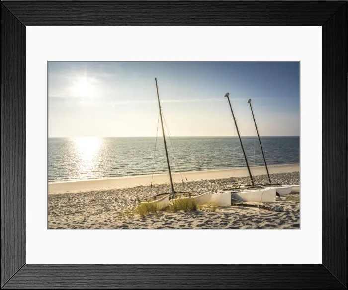 Framed Print : Catamarans at East Beach, List, Sylt, Schleswig-Holstein, Germany Framed Print : Catamarans at East Beach, List, Sylt, Schleswig-Holstein, Germany