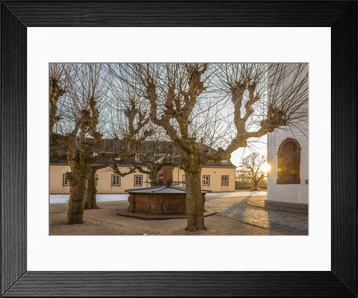 Framed Print : Sunset on the terrace of Bad Homburg Castle, Taunus, Hesse, Germany Framed Print : Sunset on the terrace of Bad Homburg Castle, Taunus, Hesse, Germany