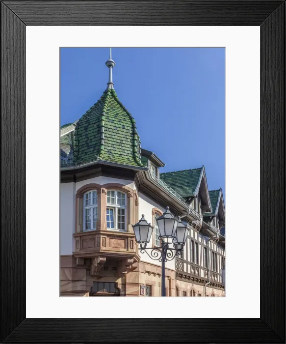 Framed Print : Historic house on the market square of Bad Homburg vor der Haohe, Taunus, Hesse, Germany Framed Print : Historic house on the market square of Bad Homburg vor der Haohe, Taunus, Hesse, Germany