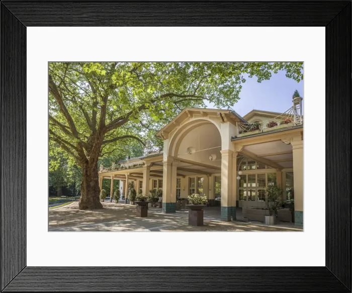 Framed Print : Cafe Orangerie in the spa gardens of Bad Homburg vor der Hohe, Taunus, Hesse, Germany Framed Print : Cafe Orangerie in the spa gardens of Bad Homburg vor der Hohe, Taunus, Hesse, Germany