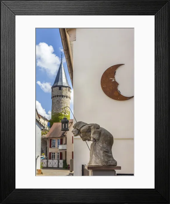 Framed Print : Witch tower in the old town of Bad Homburg vor der Hohe, Taunus, Hesse, Germany Framed Print : Witch tower in the old town of Bad Homburg vor der Hohe, Taunus, Hesse, Germany