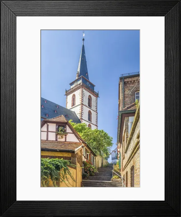 Framed Print : Church of St. Ursula in Oberursel, Taunus, Hesse, Germany Framed Print : Church of St. Ursula in Oberursel, Taunus, Hesse, Germany