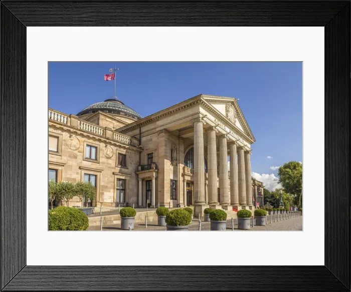 Framed Print : Kurhaus, Wiesbaden, Hesse, Germany Framed Print : Kurhaus, Wiesbaden, Hesse, Germany