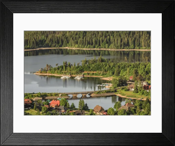 Framed Print : Schluchsee, Town of Schluchsee, Black Forest, Baden-Wurttemberg, Germany Framed Print : Schluchsee, Town of Schluchsee, Black Forest, Baden-Wurttemberg, Germany