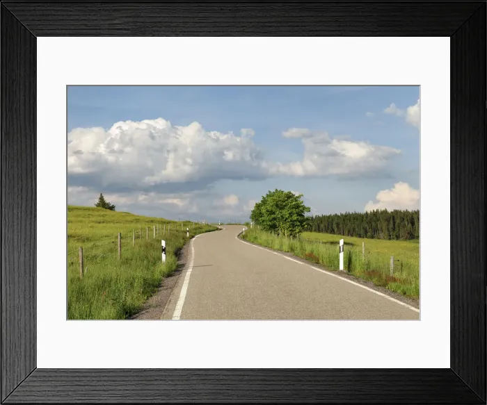 Framed Print : Street at Southern Black Forest, Baden-Wurttemberg, Germany Framed Print : Street at Southern Black Forest, Baden-Wurttemberg, Germany