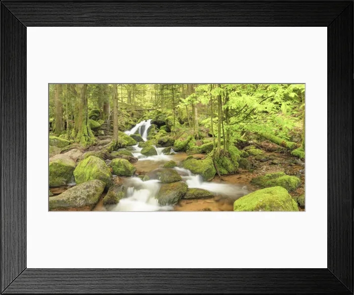 Framed Print : Gaisholl Waterfalls, Sasbachwalden, Black Forest, Baden-Wurttemberg, Germany Framed Print : Gaisholl Waterfalls, Sasbachwalden, Black Forest, Baden-Wurttemberg, Germany