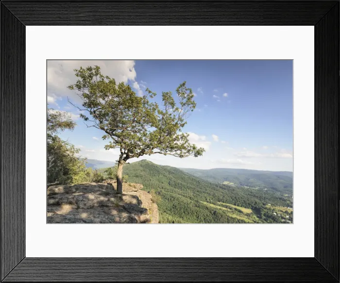 Framed Print : View from Battertfelsen Rocks on Baden Baden, Black Forest, Baden-Wurttemberg, Germany Framed Print : View from Battertfelsen Rocks on Baden Baden, Black Forest, Baden-Wurttemberg, Germany