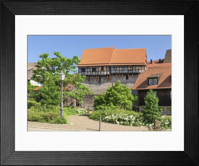 Framed Print : Zehntscheuer barn at town wall, Gernsbach, Murgtal Valley, Black Forest, Baden-Wurttemberg, Germany Framed Print : Zehntscheuer barn at town wall, Gernsbach, Murgtal Valley, Black Forest, Baden-Wurttemberg, Germany