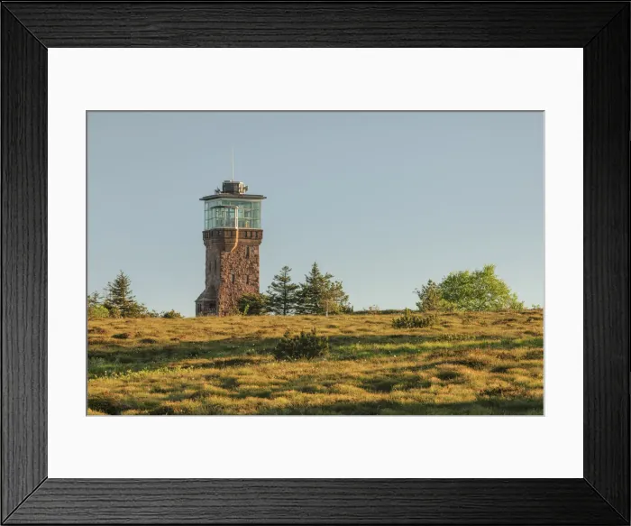 Framed Print : Hornisgrindeturm tower on Hornisgrinde mountain, Black Forest National Park, Baden-Wurttemberg, Germany Framed Print : Hornisgrindeturm tower on Hornisgrinde mountain, Black Forest National Park, Baden-Wurttemberg, Germany