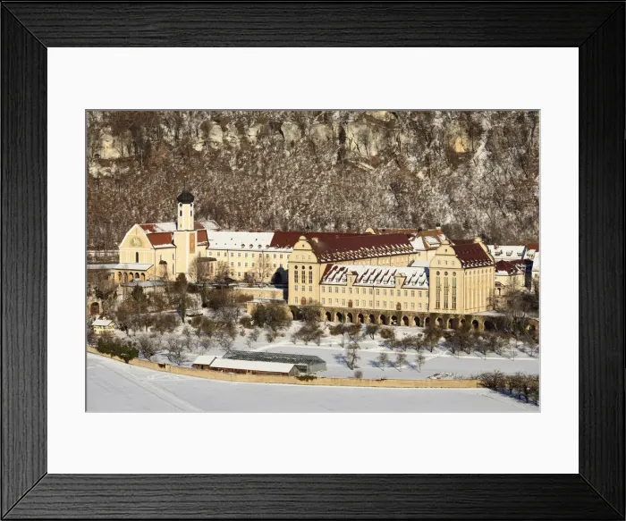 Framed Print : Beuron Monastery, Danube Valley, Swabian Jura, Baden-Wurttemberg, Germany Framed Print : Beuron Monastery, Danube Valley, Swabian Jura, Baden-Wurttemberg, Germany