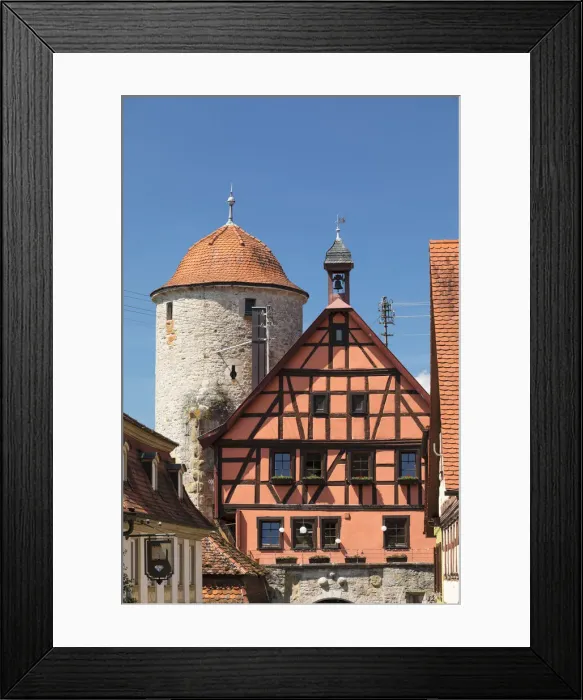 Framed Print : Town gate in Langenburg, Jagsttal Valley, Hohenlohe, Baden-Wurttemberg, Germany Framed Print : Town gate in Langenburg, Jagsttal Valley, Hohenlohe, Baden-Wurttemberg, Germany