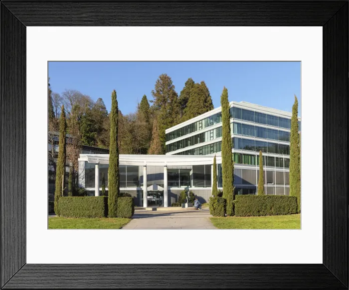 Framed Print : Caracalla thermal bath, Baden-Baden, Black Forest, Baden-Wurttemberg, Germany