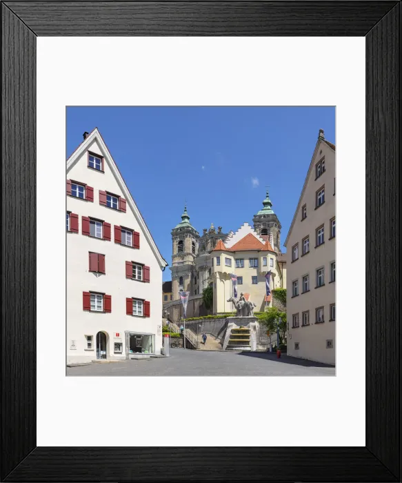Framed Print : Market square and Monastery church Basilica St. Martin, Weingarten, Upper Swabian Baroque Road, Upper Swabia, Baden-Wurttemberg, Germany Framed Print : Market square and Monastery church Basilica St. Martin, Weingarten, Upper Swabian Baroque Road, Upper Swabia, Baden-Wurttemberg, Germany