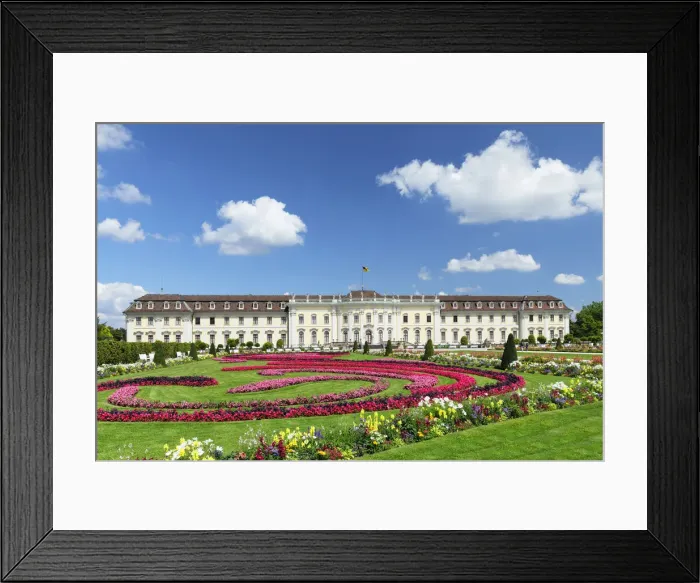 Framed Print : Ludwigsburg Residental Palace, Ludwigsburg, Neckartal Valley, Baden-Wurttemberg, Germany Framed Print : Ludwigsburg Residental Palace, Ludwigsburg, Neckartal Valley, Baden-Wurttemberg, Germany