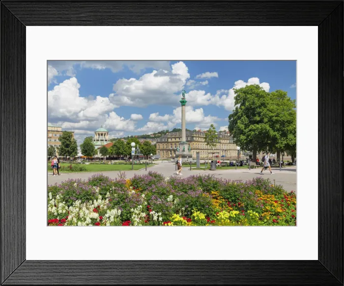 Framed Print : Schlossplatz square and Neues Schloss Castle, Stuttgart, Baden-Wurttemberg, Germany Framed Print : Schlossplatz square and Neues Schloss Castle, Stuttgart, Baden-Wurttemberg, Germany