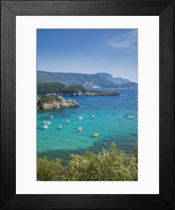 Framed Print : Palaiokastritsa, Corfu, Ionian Islands, Greece Framed Print : Palaiokastritsa, Corfu, Ionian Islands, Greece
