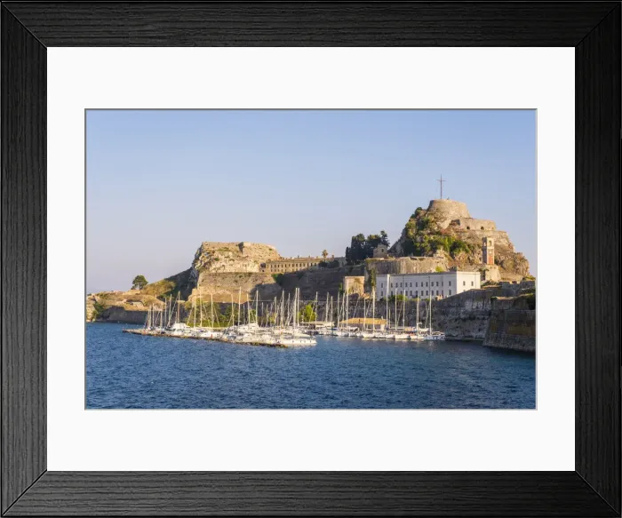 Framed Print : The Old Fortress, Corfu Town, Corfu, Ionian Islands, Greece Framed Print : The Old Fortress, Corfu Town, Corfu, Ionian Islands, Greece