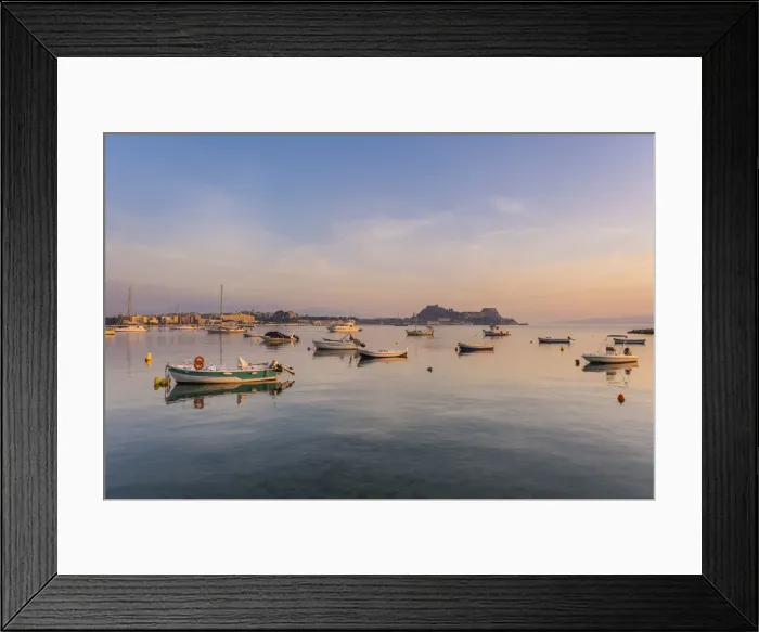 Framed Print : The Old Fortress across the bay, Corfu Town, Corfu, Ionian Islands, Greece Framed Print : The Old Fortress across the bay, Corfu Town, Corfu, Ionian Islands, Greece