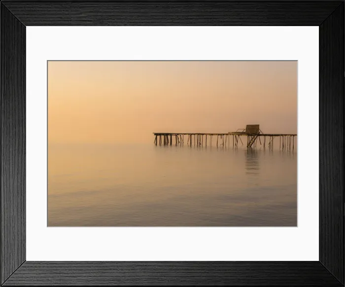 Framed Print : Jetty at sunrise, Corfu, Ionian Islands, Greece Framed Print : Jetty at sunrise, Corfu, Ionian Islands, Greece