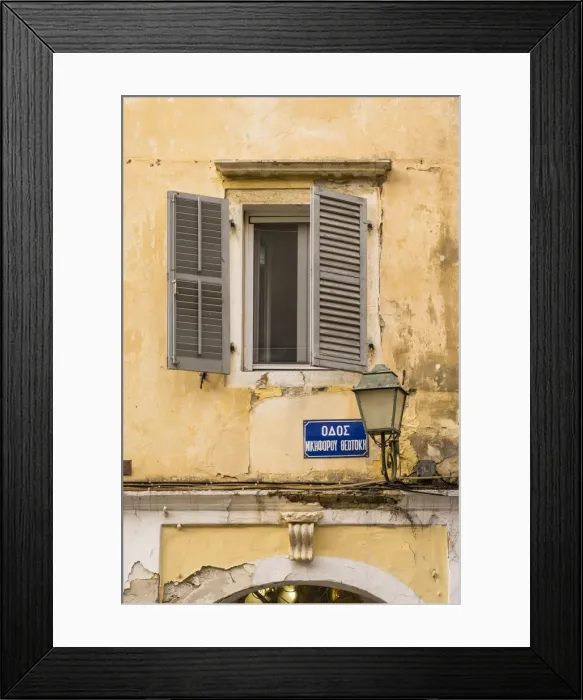 Framed Print : Corfu Town, Corfu, Ionian Islands, Greece