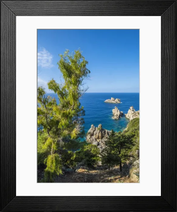 Framed Print : Palaiokastritsa, Corfu, Ionian Islands, Greece Framed Print : Palaiokastritsa, Corfu, Ionian Islands, Greece