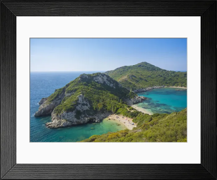 Framed Print : Porto Timoni beach, Corfu, Ionian Islands, Greece Framed Print : Porto Timoni beach, Corfu, Ionian Islands, Greece