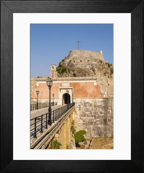 Framed Print : The Old Fortress, Corfu Town, Corfu, Ionian Islands, Greece Framed Print : The Old Fortress, Corfu Town, Corfu, Ionian Islands, Greece