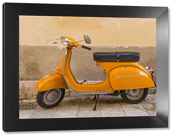 Vespa moped, Corfu Town, Corfu, Ionian Islands, Greece
