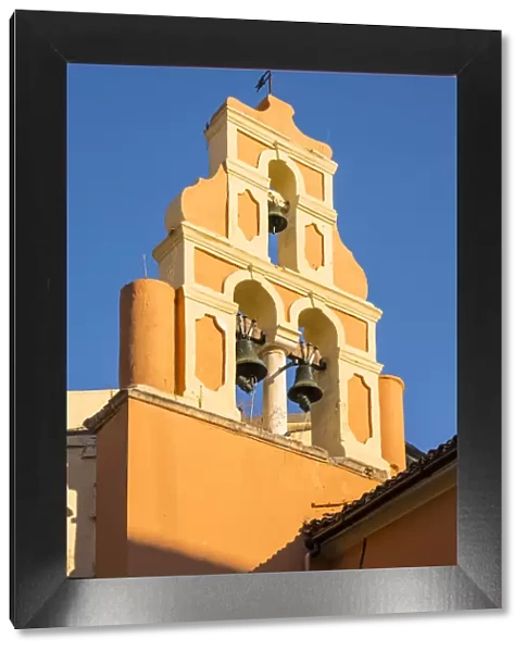 Greek Orthodox bell tower, Corfu Town, Corfu, Ionian Islands, Greece
