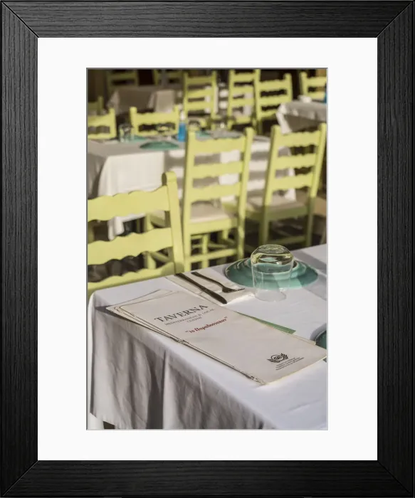 Framed Print : Taverna / restaurant, Corfu Town, Corfu, Ionian Islands, Greece Framed Print : Taverna / restaurant, Corfu Town, Corfu, Ionian Islands, Greece