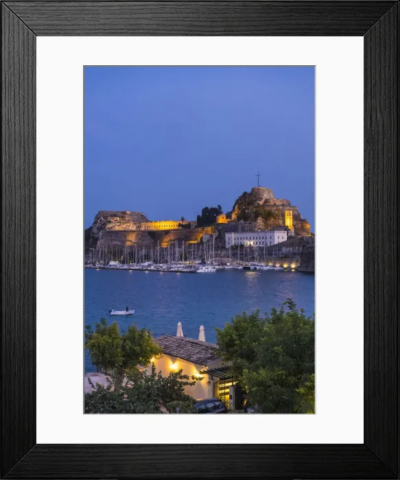 Framed Print : The Old Fortress, Corfu Town, Corfu, Ionian Islands, Greece Framed Print : The Old Fortress, Corfu Town, Corfu, Ionian Islands, Greece