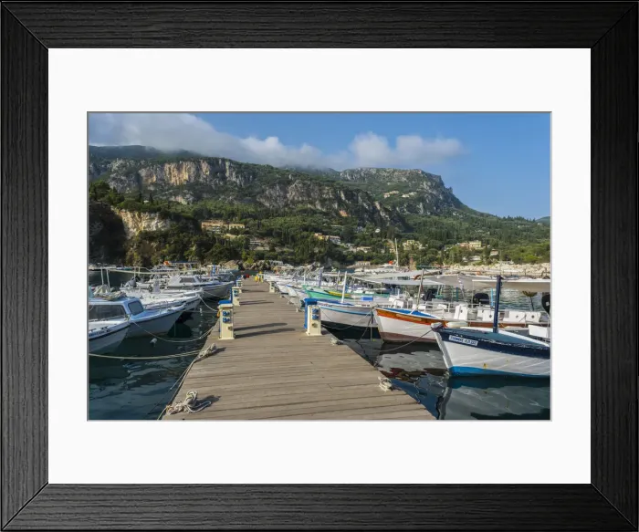Framed Print : Alipa port, Palaiokastritsa, Corfu, Ionian Islands, Greece Framed Print : Alipa port, Palaiokastritsa, Corfu, Ionian Islands, Greece