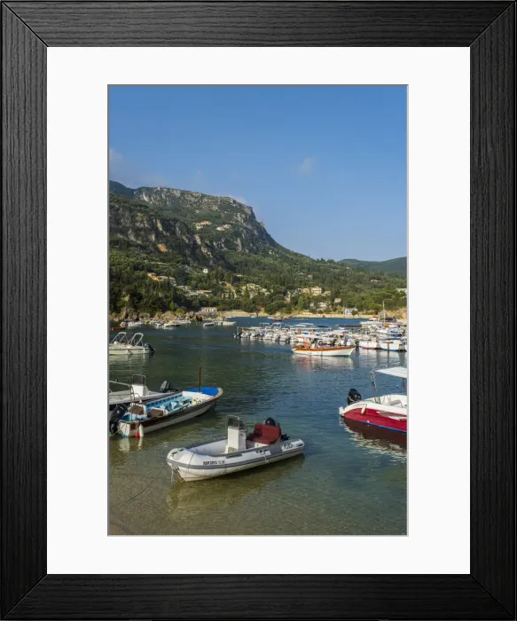 Framed Print : Alipa port, Palaiokastritsa, Corfu, Ionian Islands, Greece Framed Print : Alipa port, Palaiokastritsa, Corfu, Ionian Islands, Greece