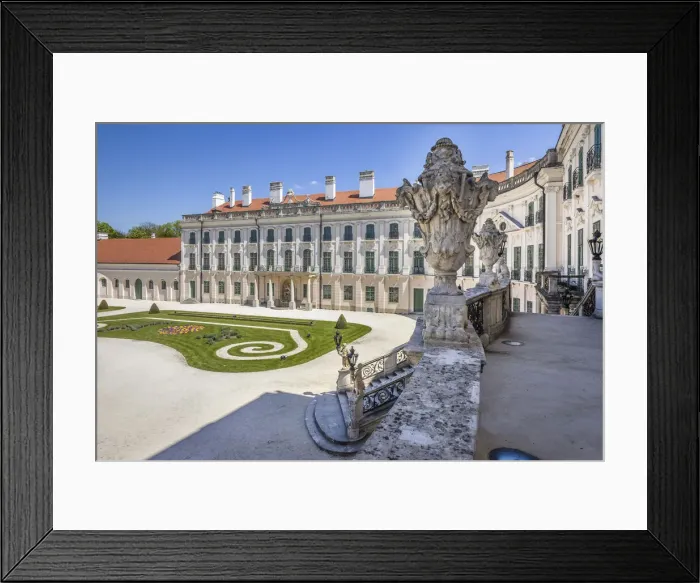 Framed Print : Esterhazy Palace in Fertod, Hungary Framed Print : Esterhazy Palace in Fertod, Hungary